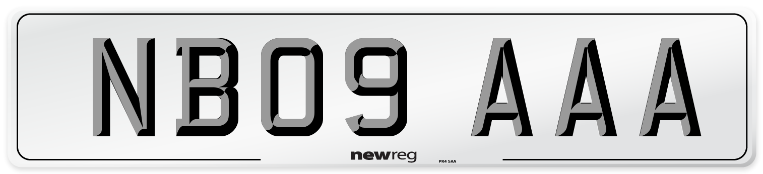 NB09 AAA Number Plate from New Reg